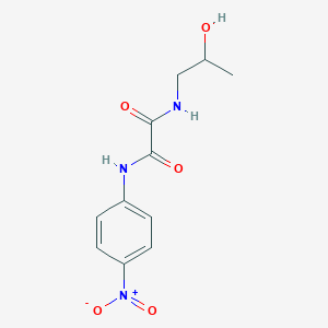 molecular formula C11H13N3O5 B2780015 N1-(2-hydroxypropyl)-N2-(4-nitrophenyl)oxalamide CAS No. 899978-03-1