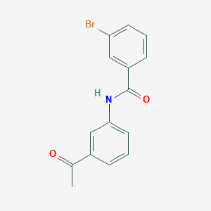 molecular formula C15H12BrNO2 B2780040 N-(3-acetylphenyl)-3-bromobenzamide CAS No. 330676-91-0