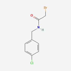 molecular formula C9H9BrClNO B2780071 2-Bromo-N-(4-chlorobenzyl)-acetamide CAS No. 934185-00-9