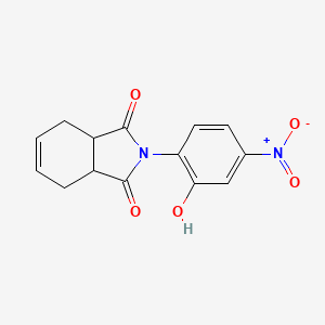 2-(2-hydroxy-4-nitrophenyl)-3a,4,7,7a-tetrahydro-1H-isoindole-1,3(2H)-dione