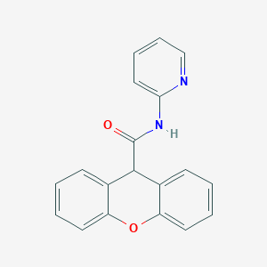 molecular formula C19H14N2O2 B2780107 N-(pyridin-2-yl)-9H-xanthene-9-carboxamide 