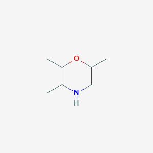 molecular formula C7H15NO B2780186 2,3,6-Trimethylmorpholine CAS No. 282097-56-7