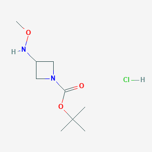 Tert-butyl 3-(methoxyamino)azetidine-1-carboxylate;hydrochloride