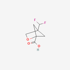 4-(Difluoromethyl)-2-oxabicyclo[2.1.1]hexane-1-carboxylic acid