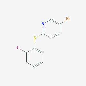5-Bromo-2-[(2-fluorophenyl)sulfanyl]pyridine