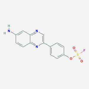 6-Amino-2-(4-fluorosulfonyloxyphenyl)quinoxaline
