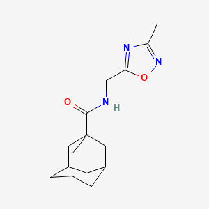 molecular formula C15H21N3O2 B2780480 N-[(3-methyl-1,2,4-oxadiazol-5-yl)methyl]adamantane-1-carboxamide CAS No. 1207042-29-2