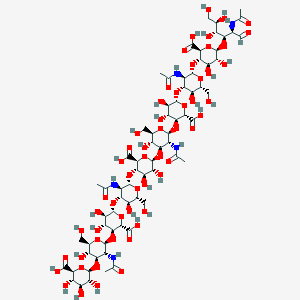 molecular formula C70H107N5O56 B2780484 Hyaluronate Decasaccharide 