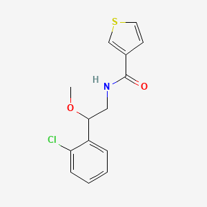 N-(2-(2-chlorophenyl)-2-methoxyethyl)thiophene-3-carboxamide
