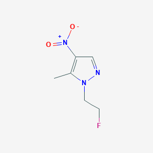 1-(2-Fluoroethyl)-5-methyl-4-nitropyrazole