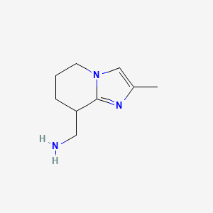 {2-methyl-5H,6H,7H,8H-imidazo[1,2-a]pyridin-8-yl}methanamine