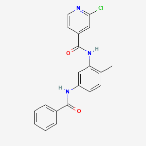 B2780683 N-(5-benzamido-2-methylphenyl)-2-chloropyridine-4-carboxamide CAS No. 1252516-34-9