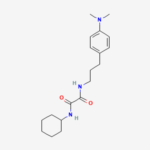 N1-cyclohexyl-N2-(3-(4-(dimethylamino)phenyl)propyl)oxalamide