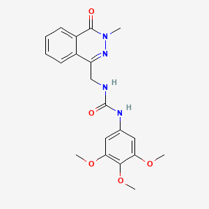 1-((3-Methyl-4-oxo-3,4-dihydrophthalazin-1-yl)methyl)-3-(3,4,5-trimethoxyphenyl)urea