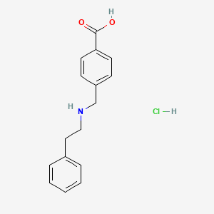 4-((Phenethylamino)methyl)benzoic acid hydrochloride