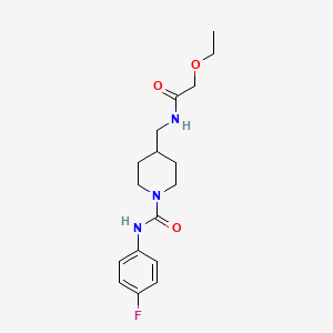 4-((2-ethoxyacetamido)methyl)-N-(4-fluorophenyl)piperidine-1-carboxamide
