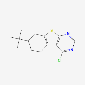 7-tert-Butyl-4-chloro-5,6,7,8-tetrahydro-benzo[4,5]thieno[2,3-d]pyrimidine