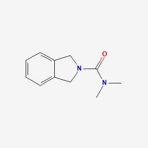 molecular formula C11H14N2O B2780828 N,N-dimethyl-2,3-dihydro-1H-isoindole-2-carboxamide CAS No. 3364-54-3