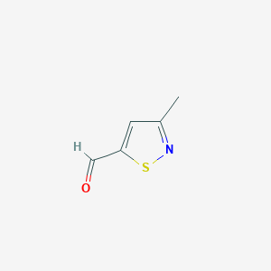 molecular formula C5H5NOS B2780854 3-Methyl-isothiazole-5-carbaldehyde CAS No. 88511-32-4