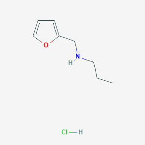 molecular formula C8H14ClNO B2780868 [(furan-2-yl)methyl](propyl)amine hydrochloride CAS No. 87883-09-8