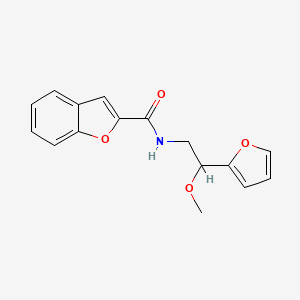 N-(2-(furan-2-yl)-2-methoxyethyl)benzofuran-2-carboxamide