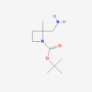 tert-Butyl 2-(aminomethyl)-2-methylazetidine-1-carboxylate