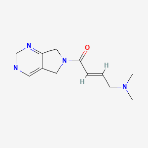 (E)-1-(5,7-Dihydropyrrolo[3,4-d]pyrimidin-6-yl)-4-(dimethylamino)but-2-en-1-one