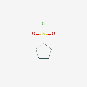 Cyclopent-3-ene-1-sulfonyl chloride