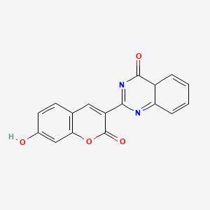 molecular formula C17H10N2O4 B2780943 2-(7-hydroxy-2-oxo-2H-chromen-3-yl)-3,4-dihydroquinazolin-4-one CAS No. 326913-99-9