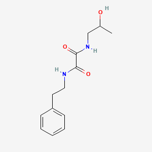 molecular formula C13H18N2O3 B2780963 N1-(2-hydroxypropyl)-N2-phenethyloxalamide CAS No. 404585-89-3