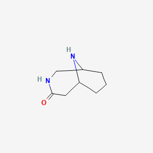 molecular formula C8H14N2O B2780975 3,10-Diazabicyclo[4.3.1]decan-4-one CAS No. 1208711-11-8