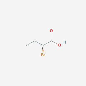 molecular formula C4H7BrO2 B027810 (R)-2-Bromobutanoic acid CAS No. 2681-94-9