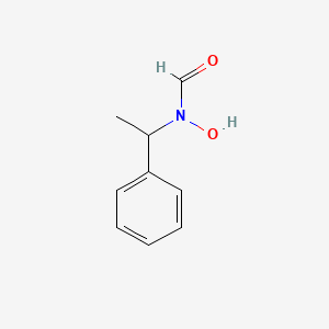 molecular formula C9H11NO2 B2781114 N-hydroxy-N-(1-phenylethyl)formamide CAS No. 86613-78-7