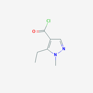 5-Ethyl-1-methylpyrazole-4-carbonyl chloride
