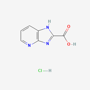 3H-imidazo[4,5-b]pyridine-2-carboxylic acid hydrochloride