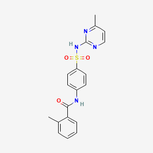 2-methyl-N-{4-[(4-methylpyrimidin-2-yl)sulfamoyl]phenyl}benzamide