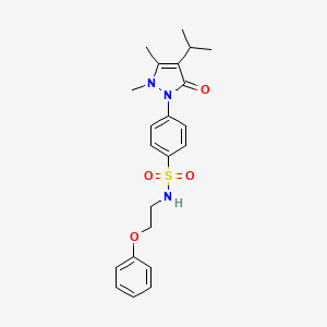 molecular formula C22H27N3O4S B2781158 BC-LI-0186 CAS No. 695207-56-8