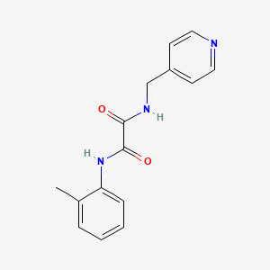molecular formula C15H15N3O2 B2781183 N-Pyridin-4-ylmethyl-N'-o-tolyl-oxalamide CAS No. 425417-07-8