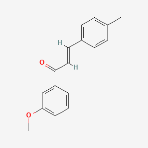 molecular formula C17H16O2 B2781188 (2E)-1-(3-methoxyphenyl)-3-(4-methylphenyl)prop-2-en-1-one CAS No. 130820-50-7
