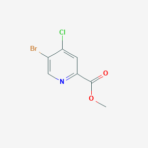 molecular formula C7H5BrClNO2 B2781211 Methyl 5-bromo-4-chloropicolinate CAS No. 1256823-57-0