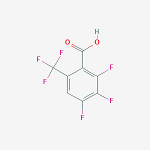 molecular formula C8H2F6O2 B2781225 2,3,4-trifluoro-6-(trifluoromethyl)benzoic Acid CAS No. 157337-84-3