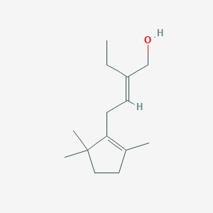 molecular formula C14H24O B2781257 (2E)-2-ethyl-4-(2,5,5-trimethylcyclopent-1-en-1-yl)but-2-en-1-ol CAS No. 895903-92-1