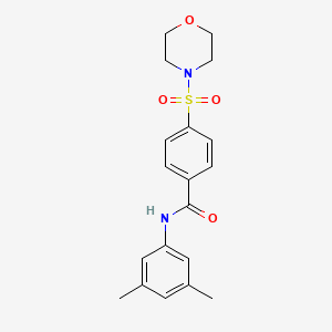 N-(3,5-dimethylphenyl)-4-(morpholinosulfonyl)benzamide