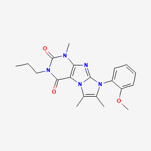 8-(2-methoxyphenyl)-1,6,7-trimethyl-3-propyl-1H-imidazo[2,1-f]purine-2,4(3H,8H)-dione