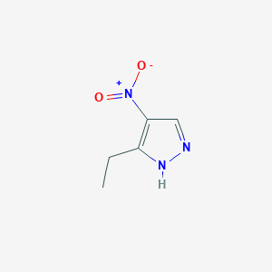 molecular formula C5H7N3O2 B2781327 3-ethyl-4-nitro-1H-Pyrazole CAS No. 70951-91-6