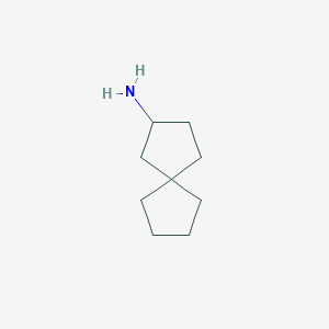 molecular formula C9H17N B2781352 Spiro[4.4]nonan-2-amine CAS No. 1894946-27-0