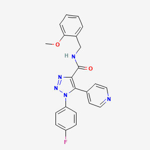 5-[(mesitylsulfonyl)amino]-N-(2-methoxyethyl)-2-piperazin-1-ylnicotinamide