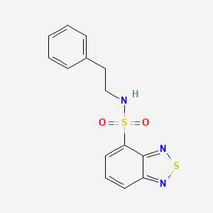 N-(2-phenylethyl)-2,1,3-benzothiadiazole-4-sulfonamide