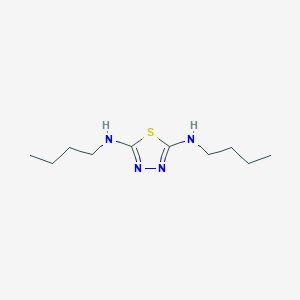 molecular formula C10H20N4S B2781370 N2,N5-dibutyl-1,3,4-thiadiazole-2,5-diamine CAS No. 64524-60-3