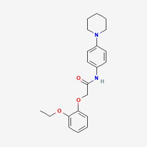 2-(2-ethoxyphenoxy)-N-[4-(1-piperidinyl)phenyl]acetamide
